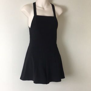 🍎silence + Noise black sleeveless romper